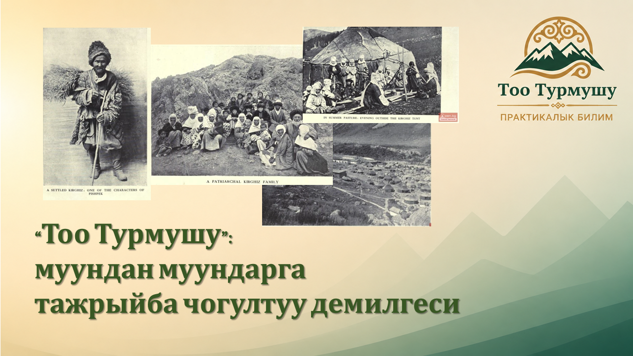 Жаштарды “Тоо Турмушу”: муундан муундарга тажрыйба чогултуу демилгесине чакырабыз